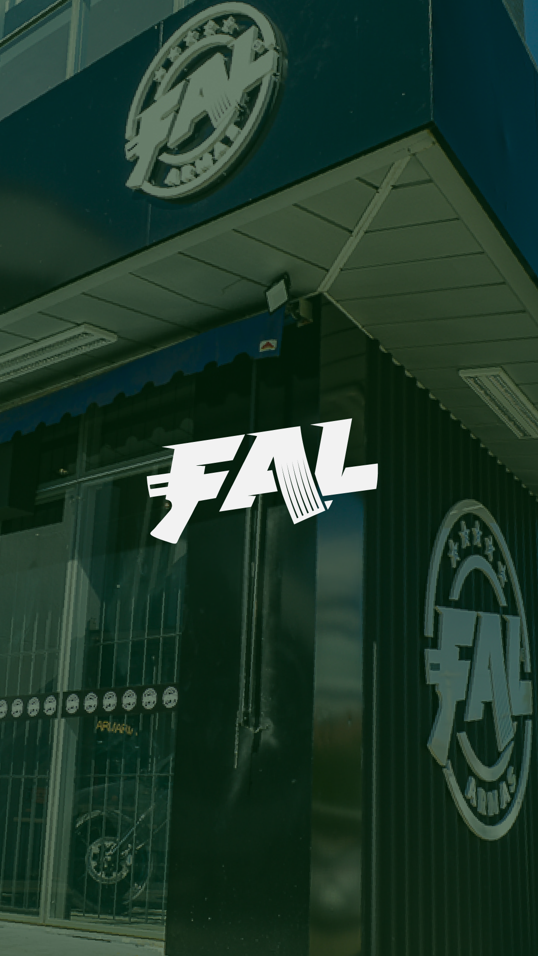 Capa vertical do case FAL